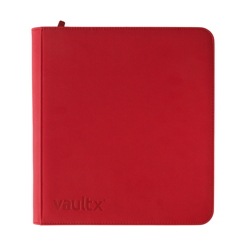 Zip Binder 12-Pocket Red