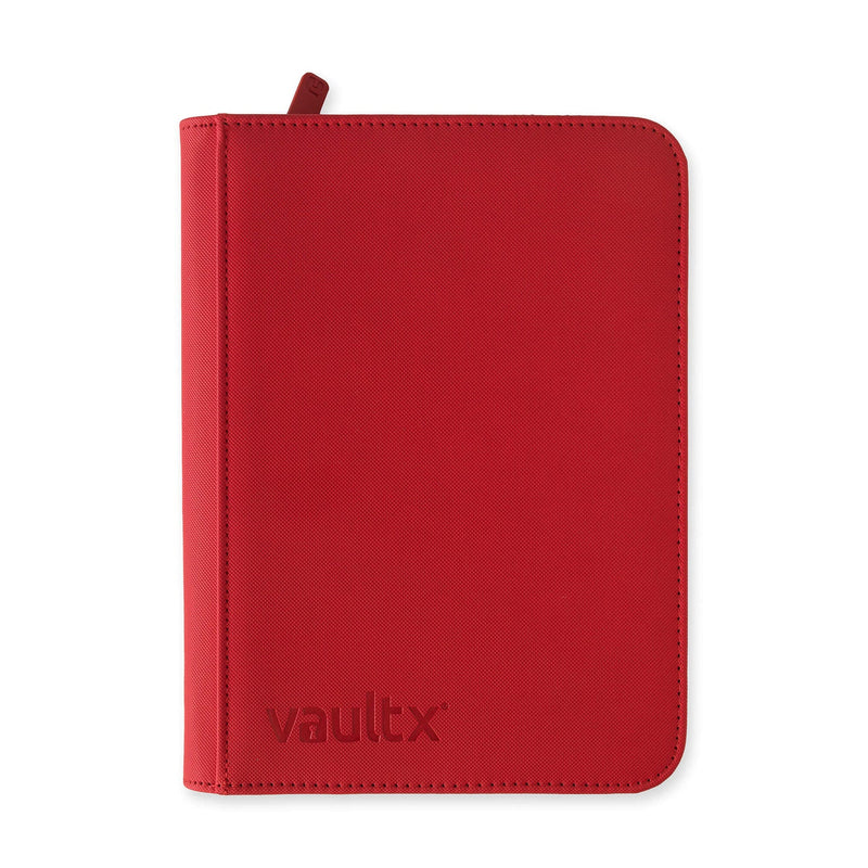 Vault X: Zip Binder 4-Pocket (Red)
