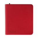 VaultX Zip Binder XL 12-Pocket Red
