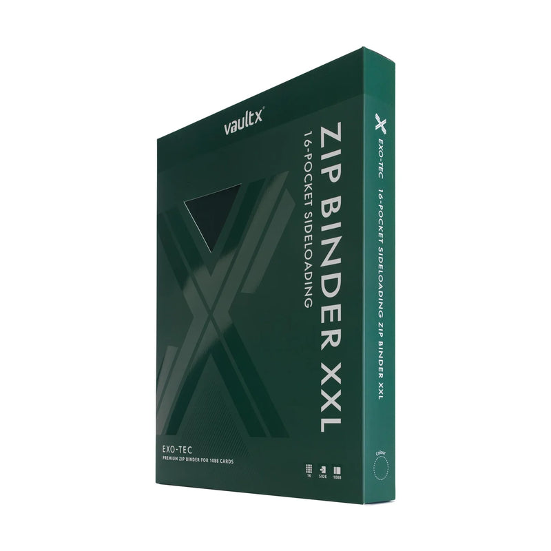 Vaultx Zip Binder XXL 16-Pocket Green