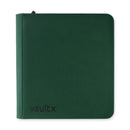 VaultX Zip Binder 12-Pocket Green