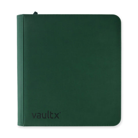 VaultX Zip Binder 12-Pocket Green