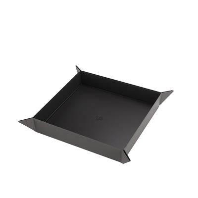 MAGNETIC DICE TRAY SQUARE BLACK/GRAY