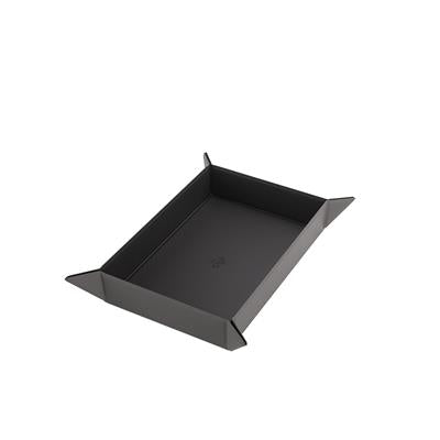 MAGNETIC DICE TRAY RECTANGULAR BLACK/GRAY
