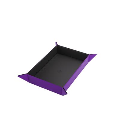 MAGNETIC DICE TRAY RECTANGULAR BLACK/PURPLE