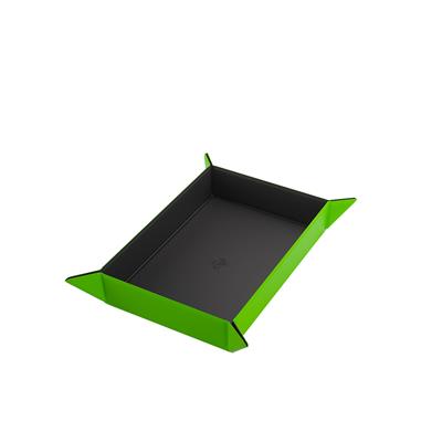 MAGNETIC DICE TRAY RECTANGULAR BLACK/GREEN