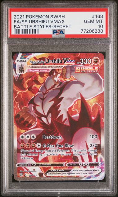 Urshifu Vmax 168/163 PSA 10