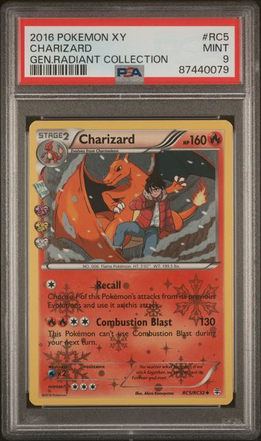 CHARIZARD GEN.RADIANT COLLECTION PSA 9