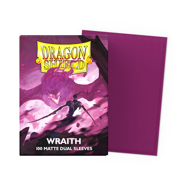 Dragon Shield Sleeves: Standard Matte Dual - Wraith 100CT