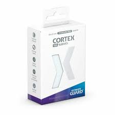 CORTEX SLEEVES: STANDARD SIZE GLOSSY TRANSPARENT (100CT)