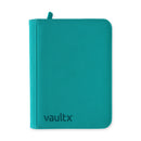 Vault X: Zip Binder 4-Pocket (Teal)