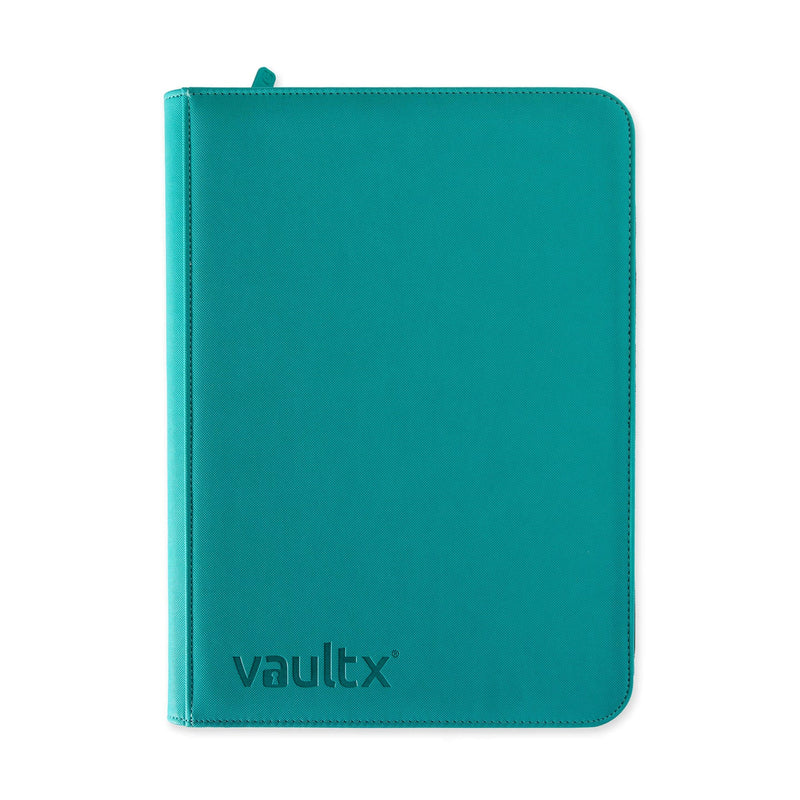 VaultX Zip Binder 9-Pocket Teal
