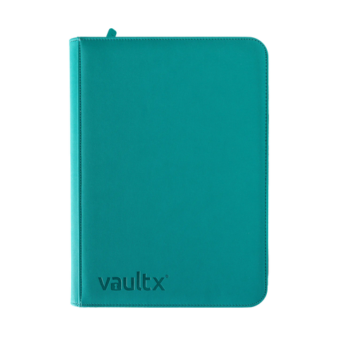 VaultX Zip Binder 9-Pocket Teal
