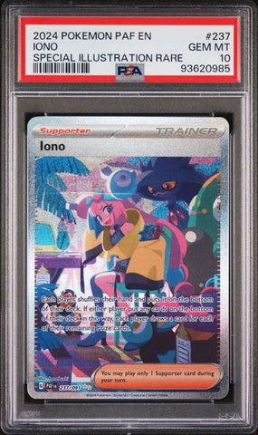2024 POKEMON PAF EN-PALDEAN FATES #237 IONO SPECIAL ILLUSTRATION RARE
