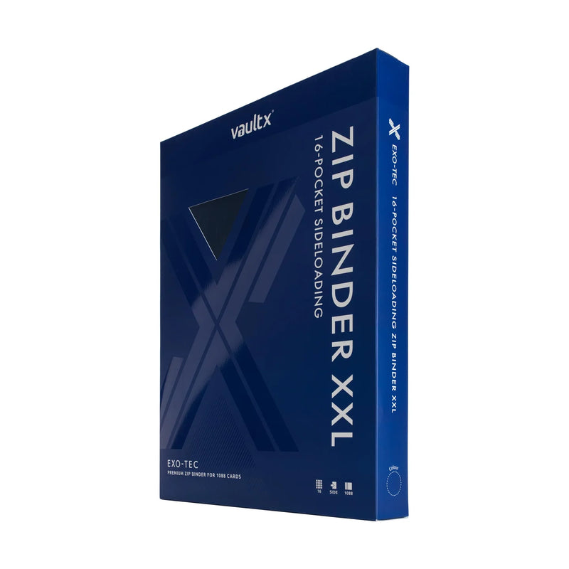 Vaultx Zip Binder XXL 16-Pocket Blue