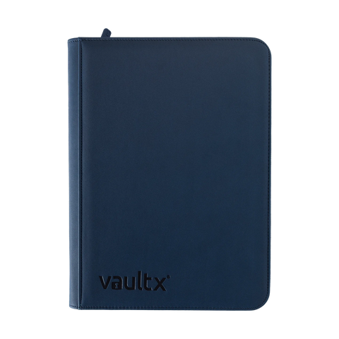 VaultX Zip Binder 9-Pocket Blue