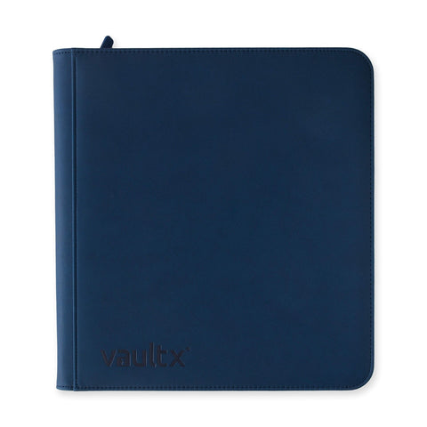 VaultX Zip Binder 12-Pocket Navy Blue