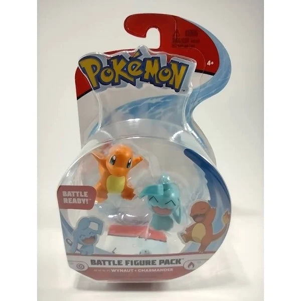 Pokemon Battle Figure Pack - Wynaut + Charmander