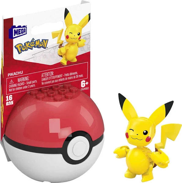 Mega Construx Pokemon Pikachu Construction Set, Building Toys for Kids