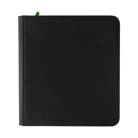VaultX Zip Binder 12-Pocket Black