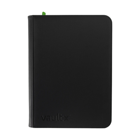 VaultX Zip Binder 9-Pocket Black