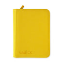 Vault X: Zip Binder 4-Pocket (Yellow)