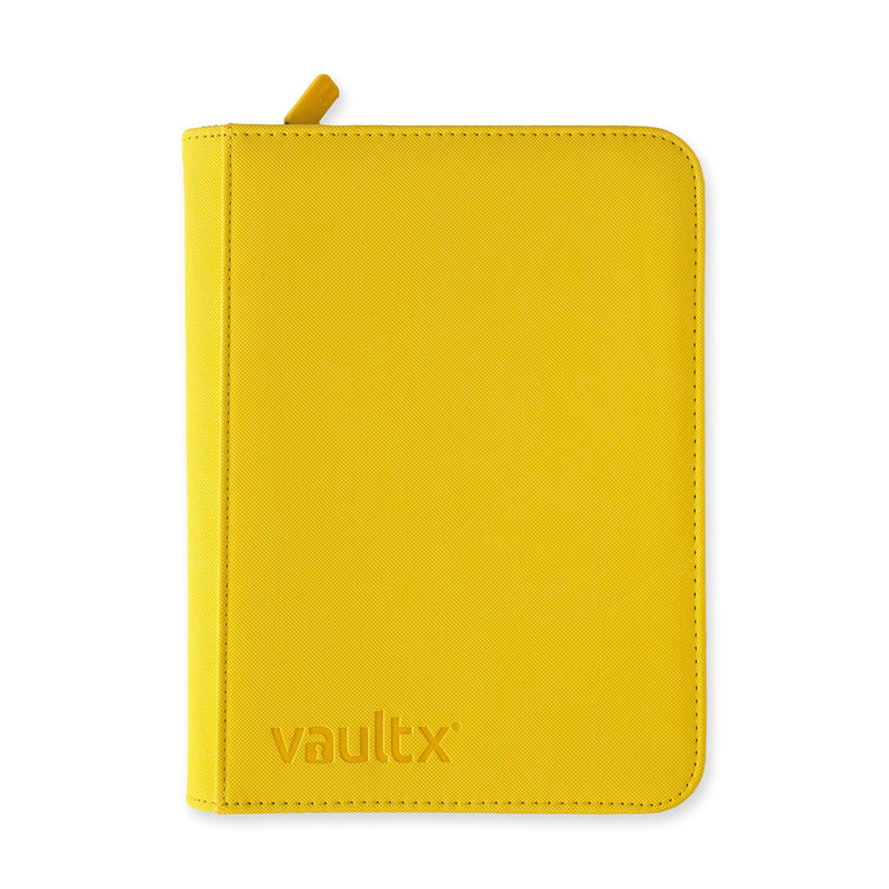Vault X: Zip Binder 4-Pocket (Yellow)