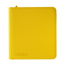 VaultX Zip Binder XL 12-Pocket Yellow