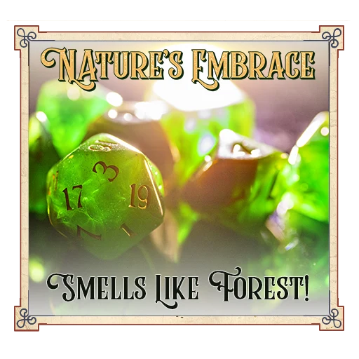 Nature's Embrace Scented Dice