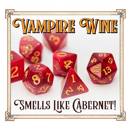 Vampire Wine Scented Dice