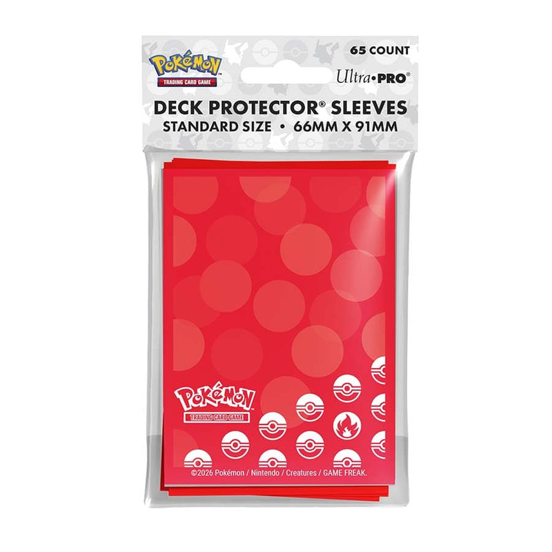 ULTRA PRO: POKEMON: DECK PROTECTOR SLEEVES: ENERGY: FIRE TYPE (65CT)