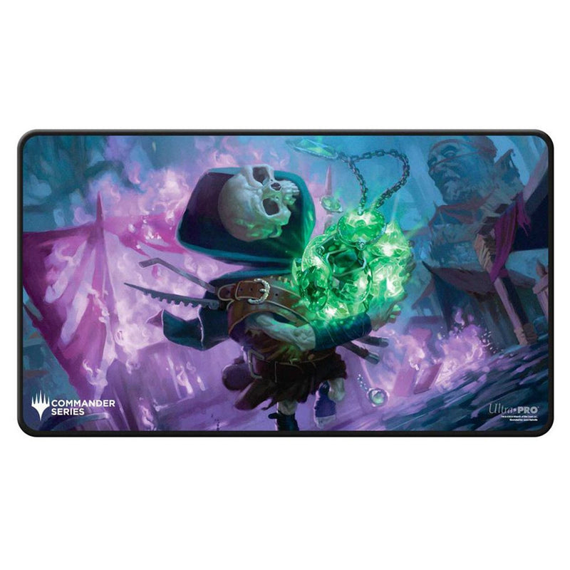 MtG Black-Stitched Playmat: Commander Series - Tinybones, Trinket Thief