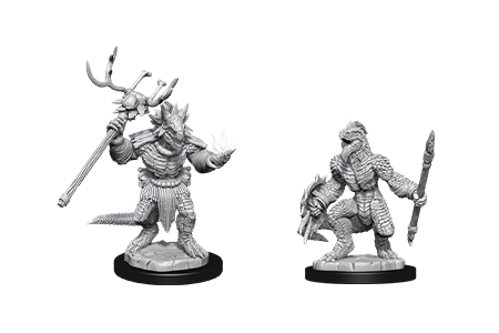 D&D Nolzur's Marvelous Miniatures Wave 12 Lizardfolk & Lizardfolk Shaman