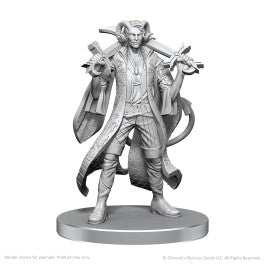 Critical Role Unpainted Miniatures: Mollymauk Tealeaf & Caduceus Clay
