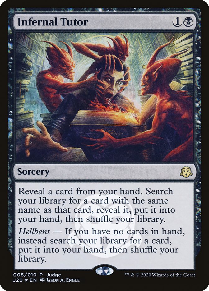 Infernal Tutor [Judge Gift Cards 2020]