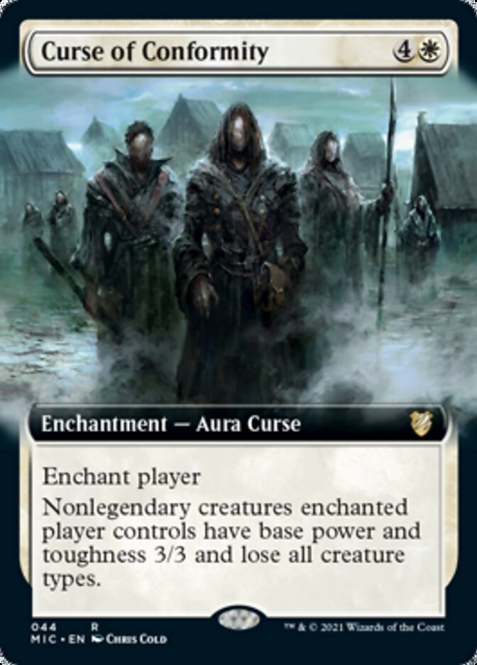 Curse of Conformity (Extended Art) [Innistrad: Midnight Hunt Commander]