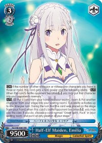 Half-Elf Maiden, Emilia (RZ/S46-E061 RR) [Re:ZERO]