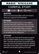 Careful Study (Magic Minigame) [Kaldheim Minigame]