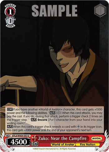 Zuko: Near the Campfire [Avatar: The Last Airbender]