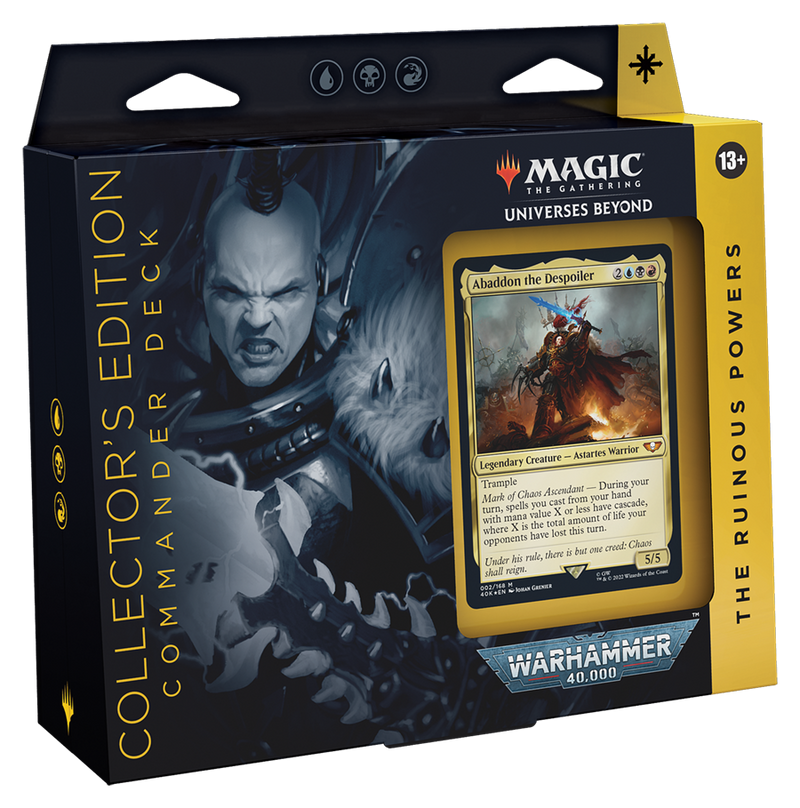 Warhammer 40,000 - Commander Deck (The Ruinous Powers - Collector's Ed Warhammer 40,000 - Commander Deck (The Ruinous Powers - Collector's Ed