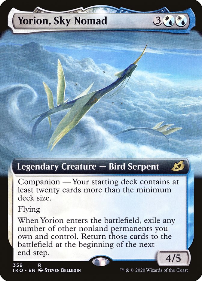 Yorion, Sky Nomad (Extended Art) [Ikoria: Lair of Behemoths]